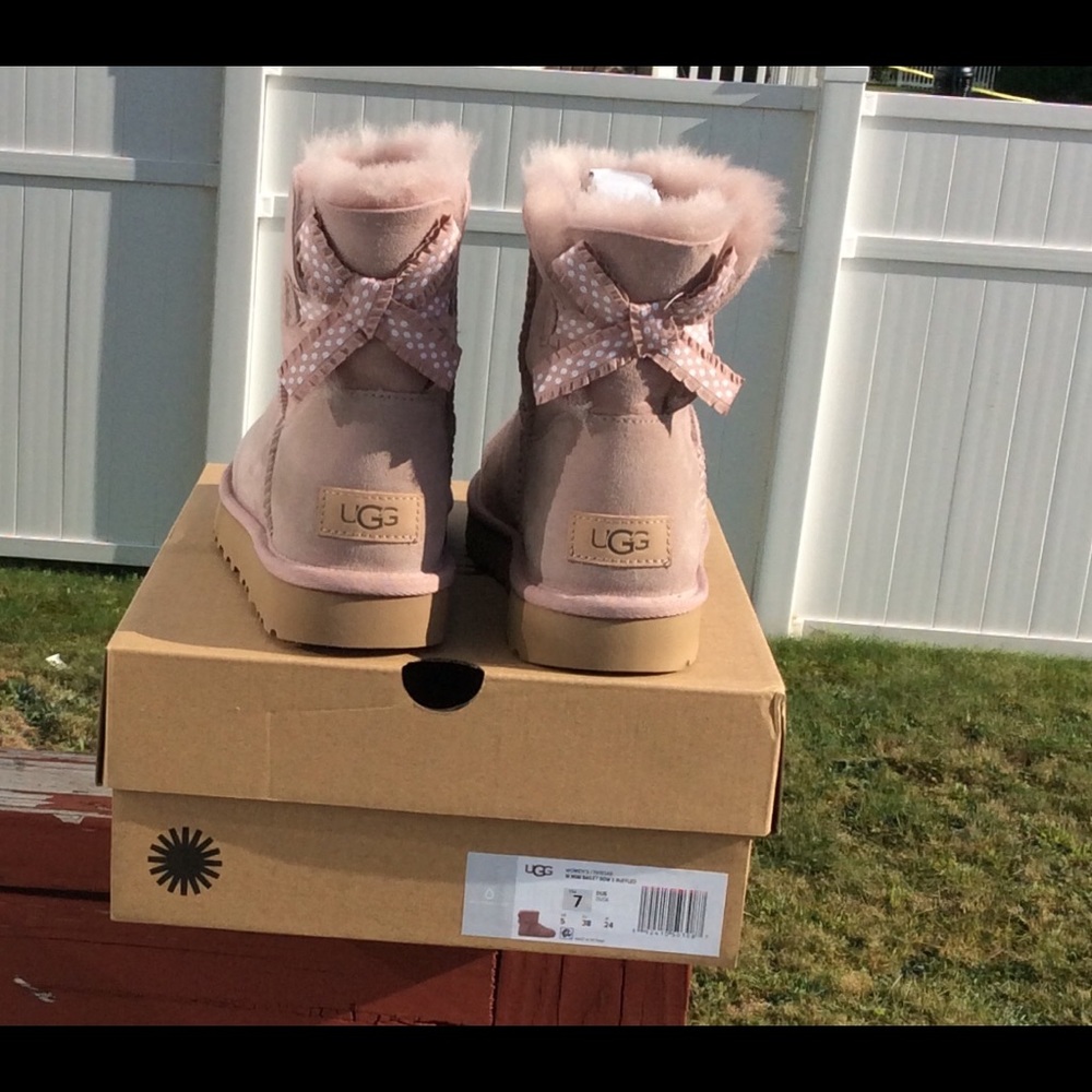 Ugg Mini Bailey Bow II Ruffled - Picture 2 of 6